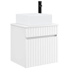 Vanidad de lavabo montada en la pared Blanco 49 x 41 x 63 cm