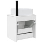 Vanidad de lavabo montada en la pared Blanco 49 x 41 x 63 cm