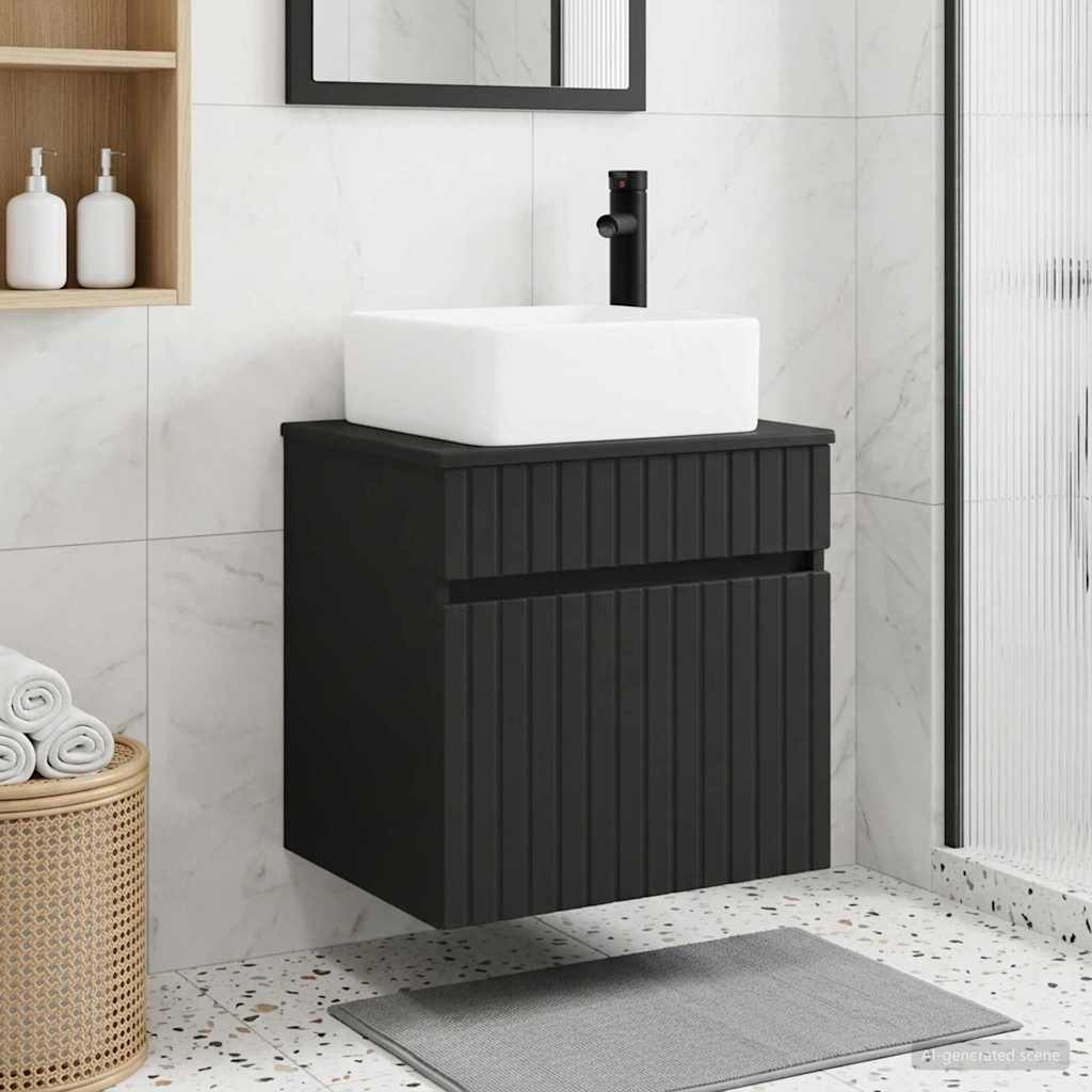 Vanidad de lavabo montada en la pared Blanco 49 x 41 x 63 cm