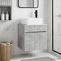 Wall-Mounted Bathroom Vanity White 49 x 41 x 63 cm