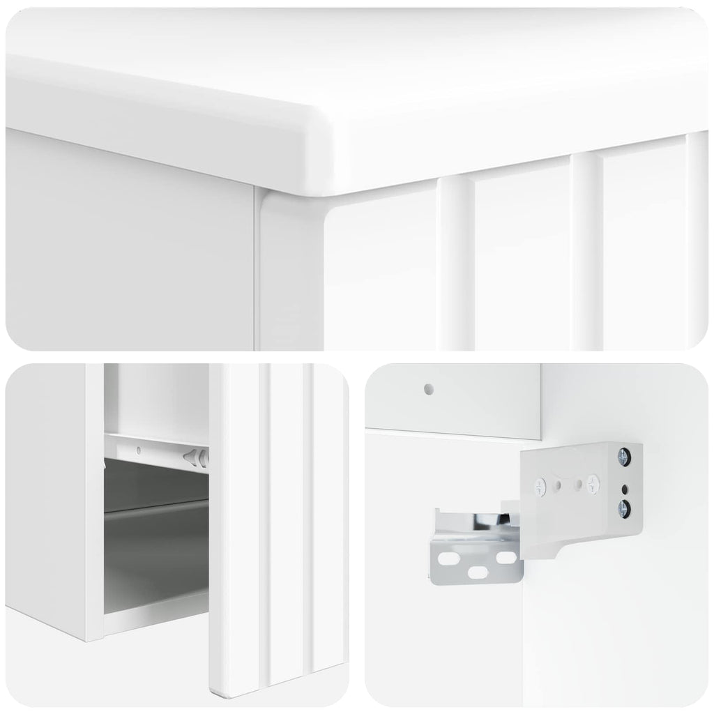 Vanidad con lavabo de pared Blanco 39 x 41 x 62,5 cm
