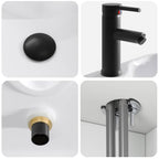 Vanidad con lavabo de pared Blanco 39 x 41 x 62,5 cm