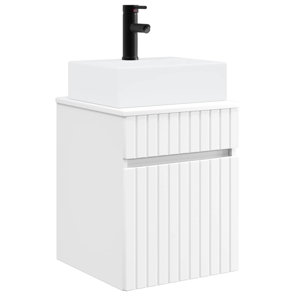 Vanidad con lavabo de pared Blanco 39 x 41 x 62,5 cm
