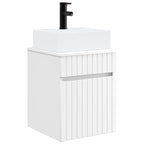 Vanidad con lavabo de pared Blanco 39 x 41 x 62,5 cm