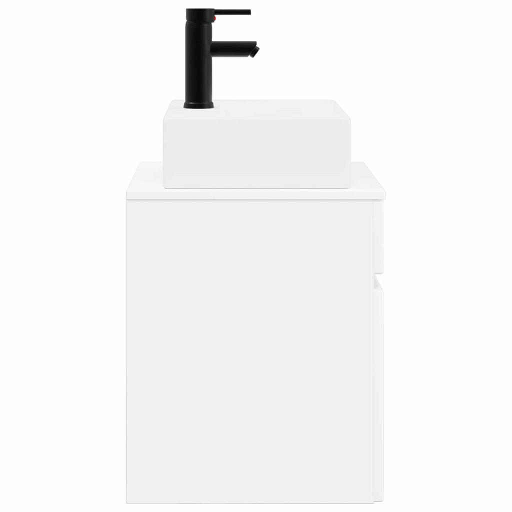 Vanidad con lavabo de pared Blanco 39 x 41 x 62,5 cm