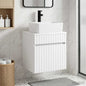 Wall-Mounted Bathroom Vanity White 49 x 41 x 63 cm