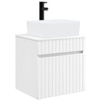 Vanidad de lavabo montada en la pared Blanco 49 x 41 x 63 cm