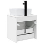 Vanidad de lavabo montada en la pared Blanco 49 x 41 x 63 cm