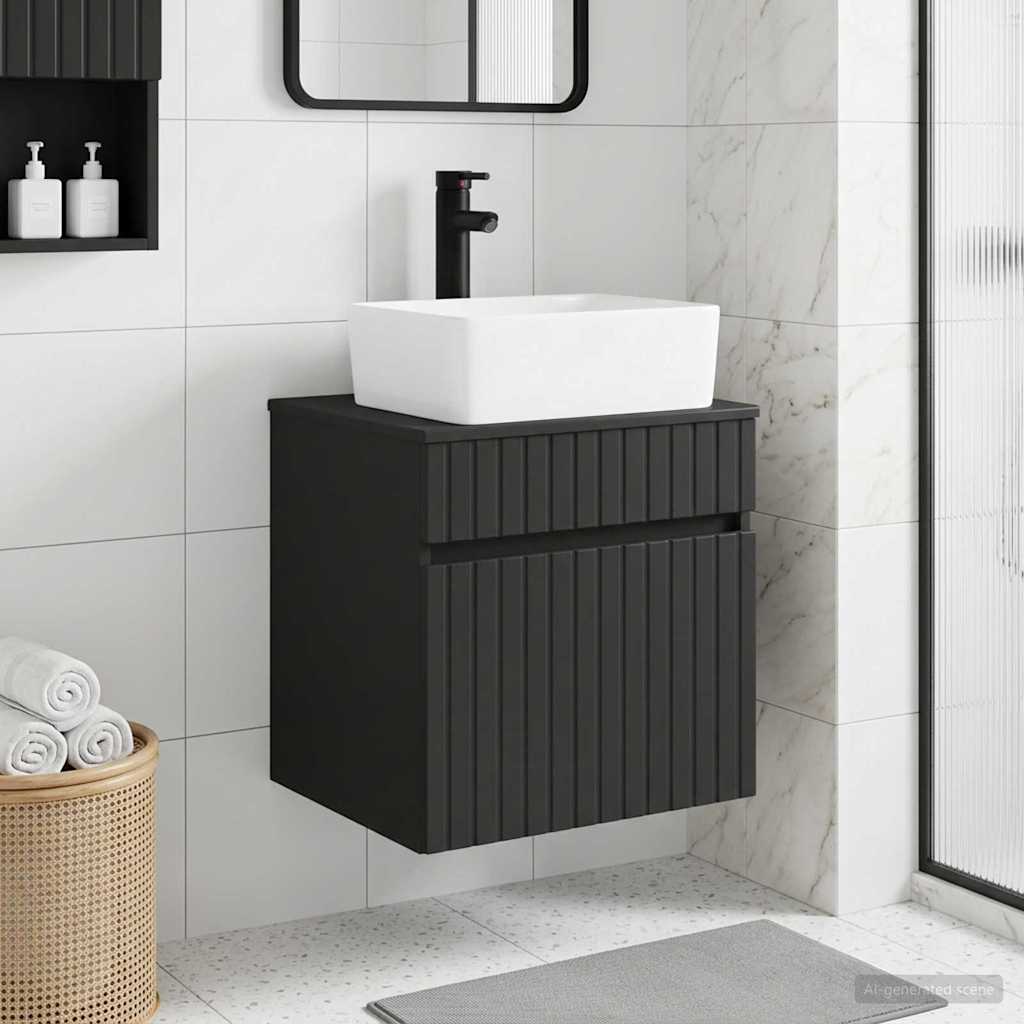 Vanidad de lavabo montada en la pared Blanco 49 x 41 x 63 cm