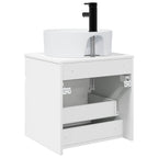 Vanidad de lavabo montada en la pared Blanco 49 x 44,5 x 65 cm