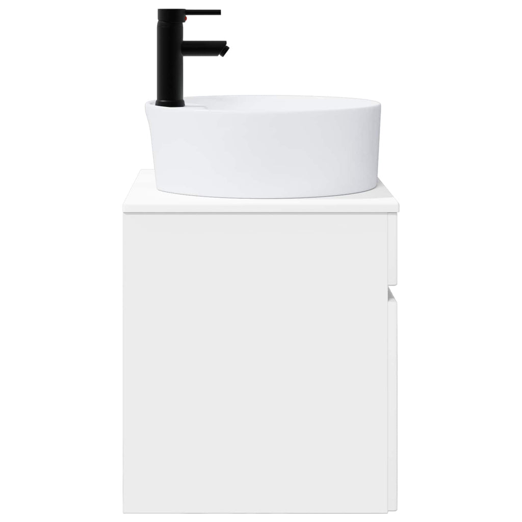 Vanidad de lavabo montada en la pared Blanco 49 x 44,5 x 65 cm