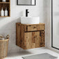 Vanidad de lavabo montada en la pared Blanco 49 x 44,5 x 65 cm