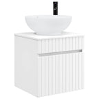 Vanidad de lavabo montada en la pared Blanco