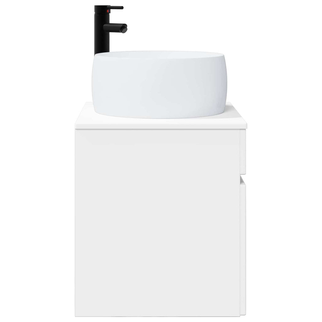Vanidad de lavabo montada en la pared Blanco 49 x 44,5 x 66 cm