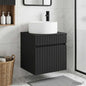 Wall-Mounted Basin Vanity Unit, White