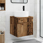 Wall-Mounted Basin Vanity Unit, White