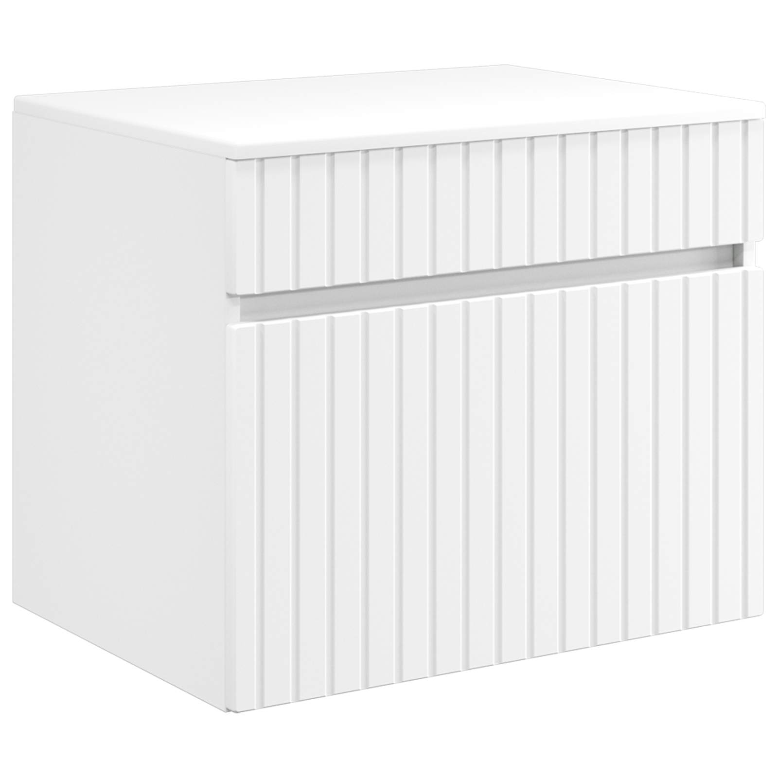 Mueble de baño montado en la pared Blanco 59 x 44,5 x 50 cm