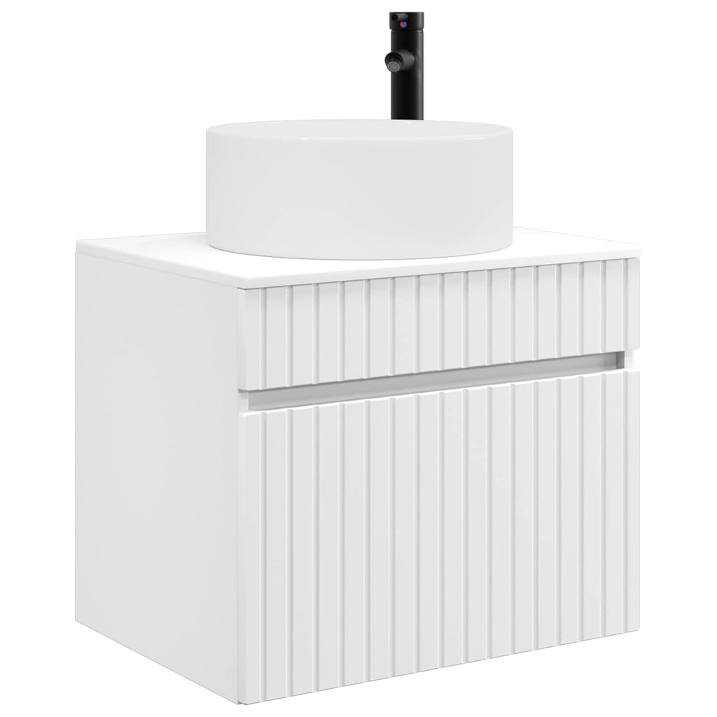 Mueble de baño montado en la pared Blanco 59 x 44,5 x 50 cm