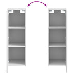 Mueble de baño montado en la pared Blanco 33 x 34,5 x 100 cm