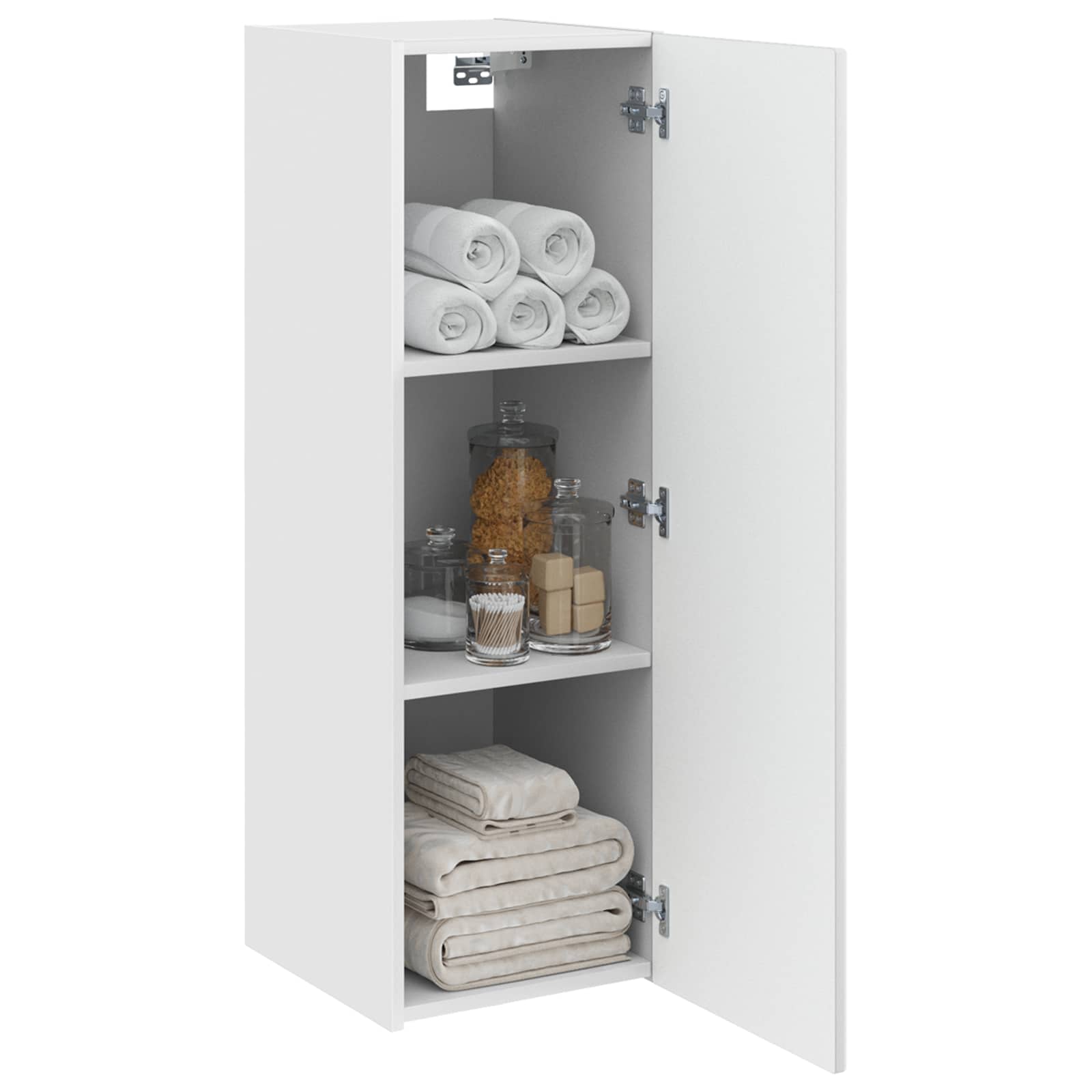 Mueble de baño montado en la pared Blanco 33 x 34,5 x 100 cm