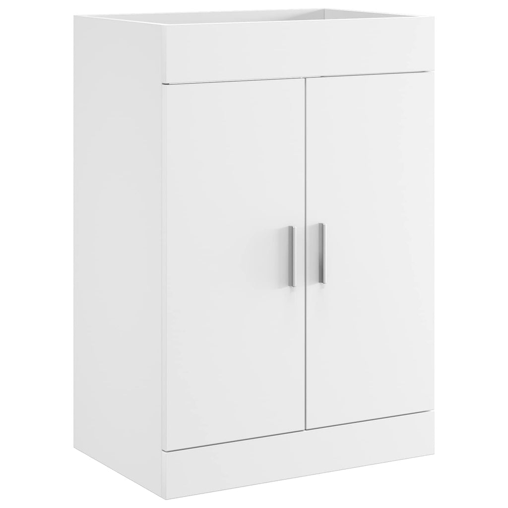 Gabinete de baño debajo del lavabo Blanco 56 x 37,5 x 81 cm