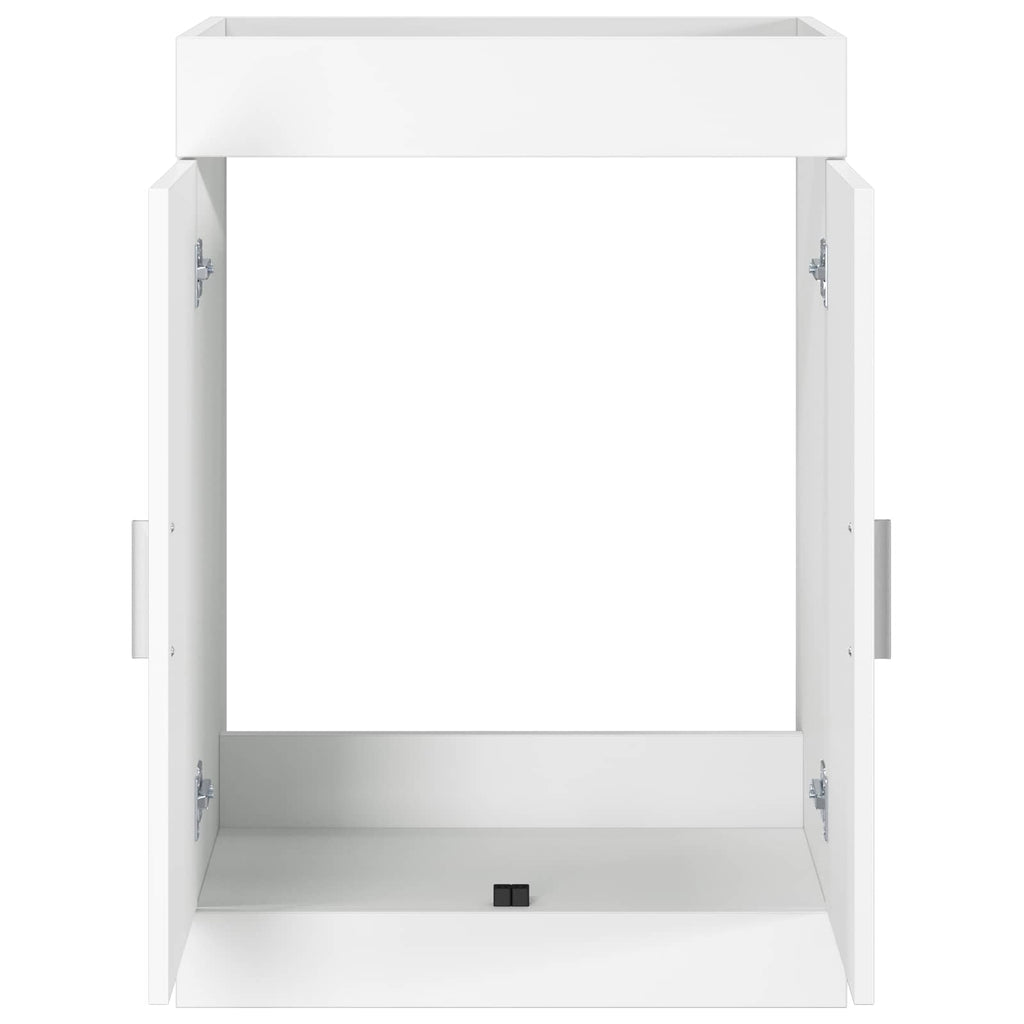 Gabinete de baño debajo del lavabo Blanco 56 x 37,5 x 81 cm