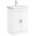 Gabinete de baño debajo del lavabo Blanco 56 x 37,5 x 81 cm