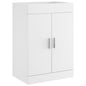 White Bathroom Vanity with Sink, 56 x 37.5 x 81 cm