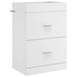 White Bathroom Vanity with Sink, 56 x 37.5 x 81 cm
