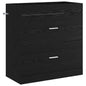 White Bathroom Vanity with Sink, 56 x 37.5 x 81 cm
