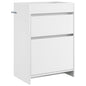 White Bathroom Vanity with Sink, 56 x 37.5 x 81 cm