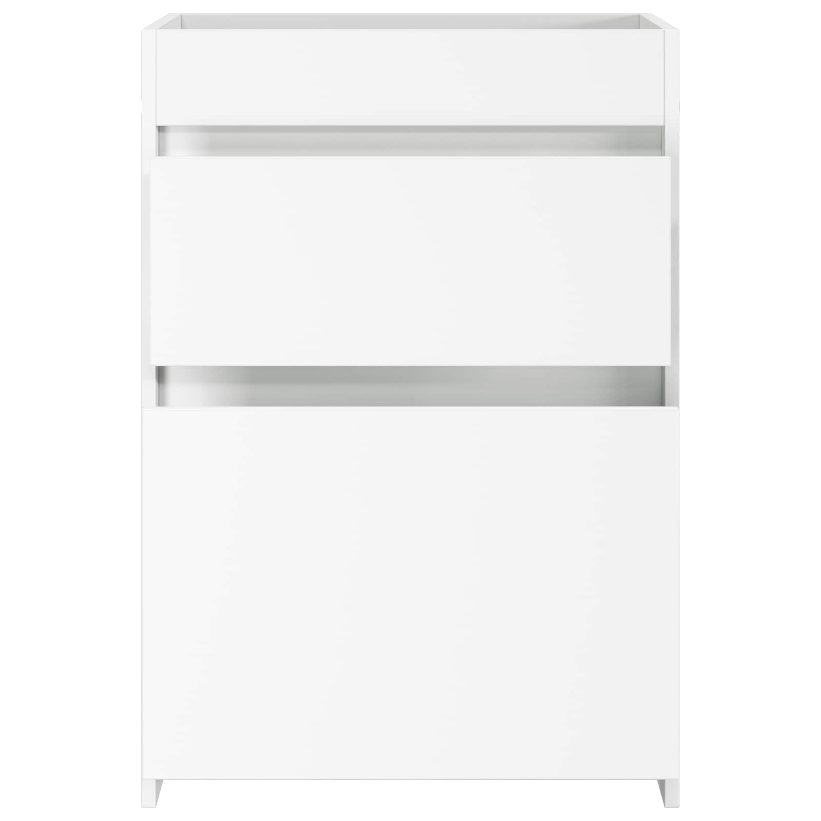 Gabinete de baño debajo del lavabo Blanco 56 x 37,5 x 81 cm