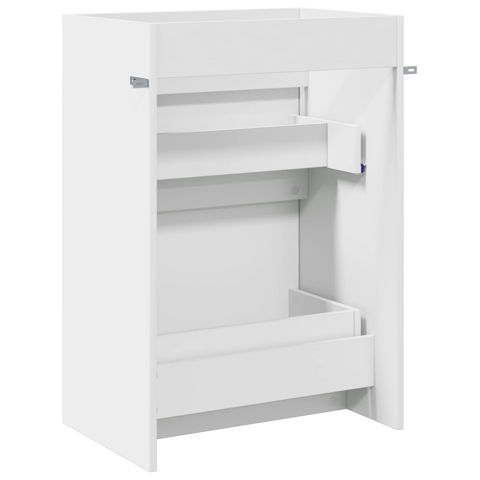 Gabinete de baño debajo del lavabo Blanco 56 x 37,5 x 81 cm