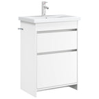 Gabinete de baño debajo del lavabo Blanco 56 x 37,5 x 81 cm