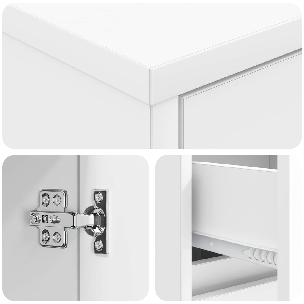 Mueble de Cuarto de Baño Blanco 35 x 36,5 x 85 cm