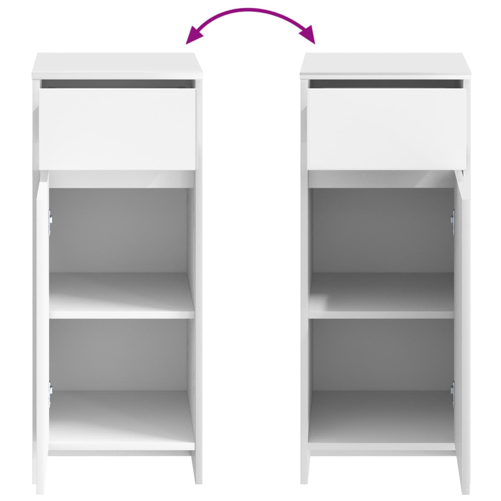 Mueble de Cuarto de Baño Blanco 35 x 36,5 x 85 cm