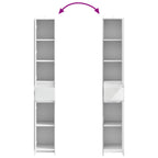 Mueble de Cuarto de Baño Blanco 30 x 33 x 190 cm
