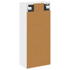 Vanidad de lavabo montada en la pared Blanco 35 x 20 x 81 cm