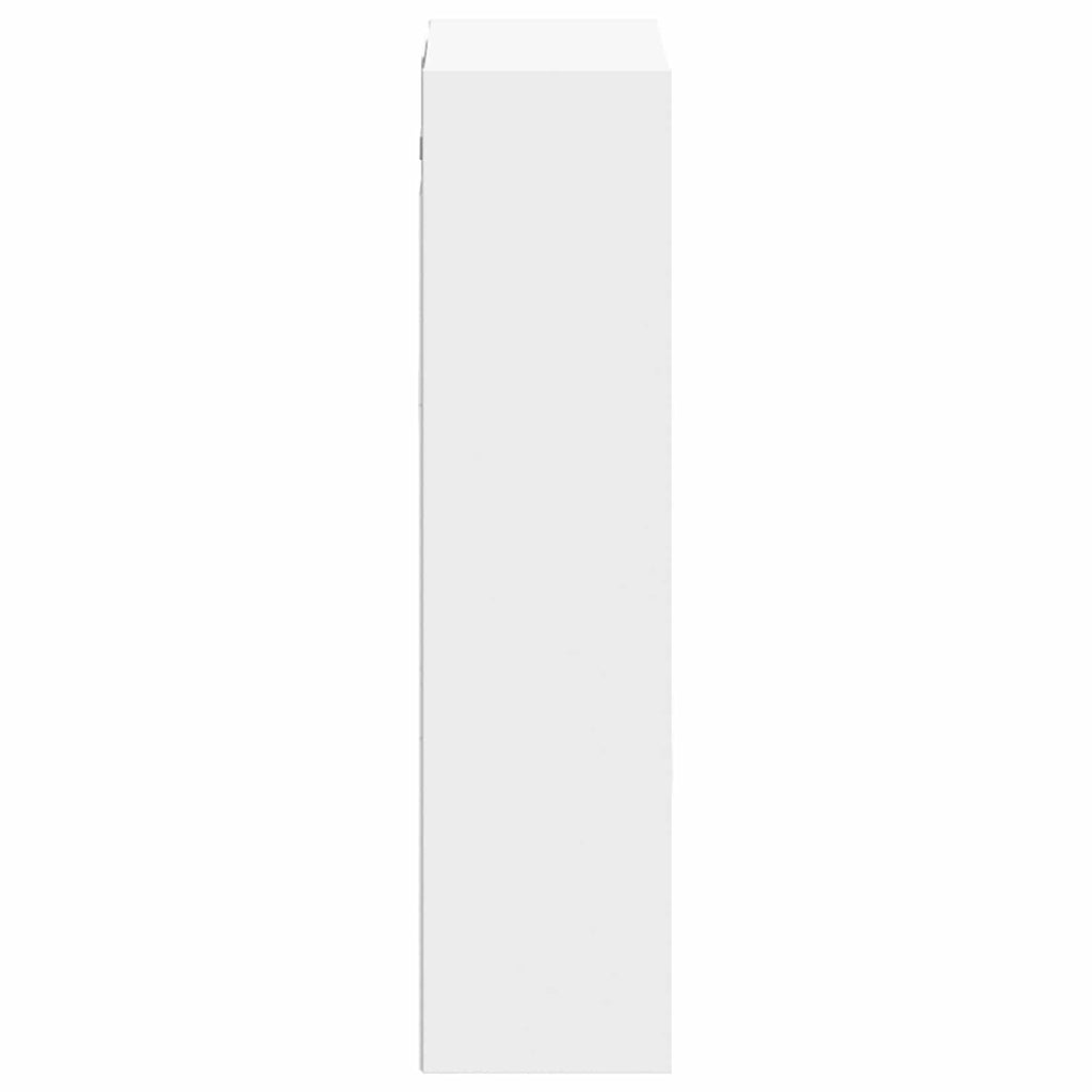 Vanidad de lavabo montada en la pared Blanco 35 x 20 x 81 cm