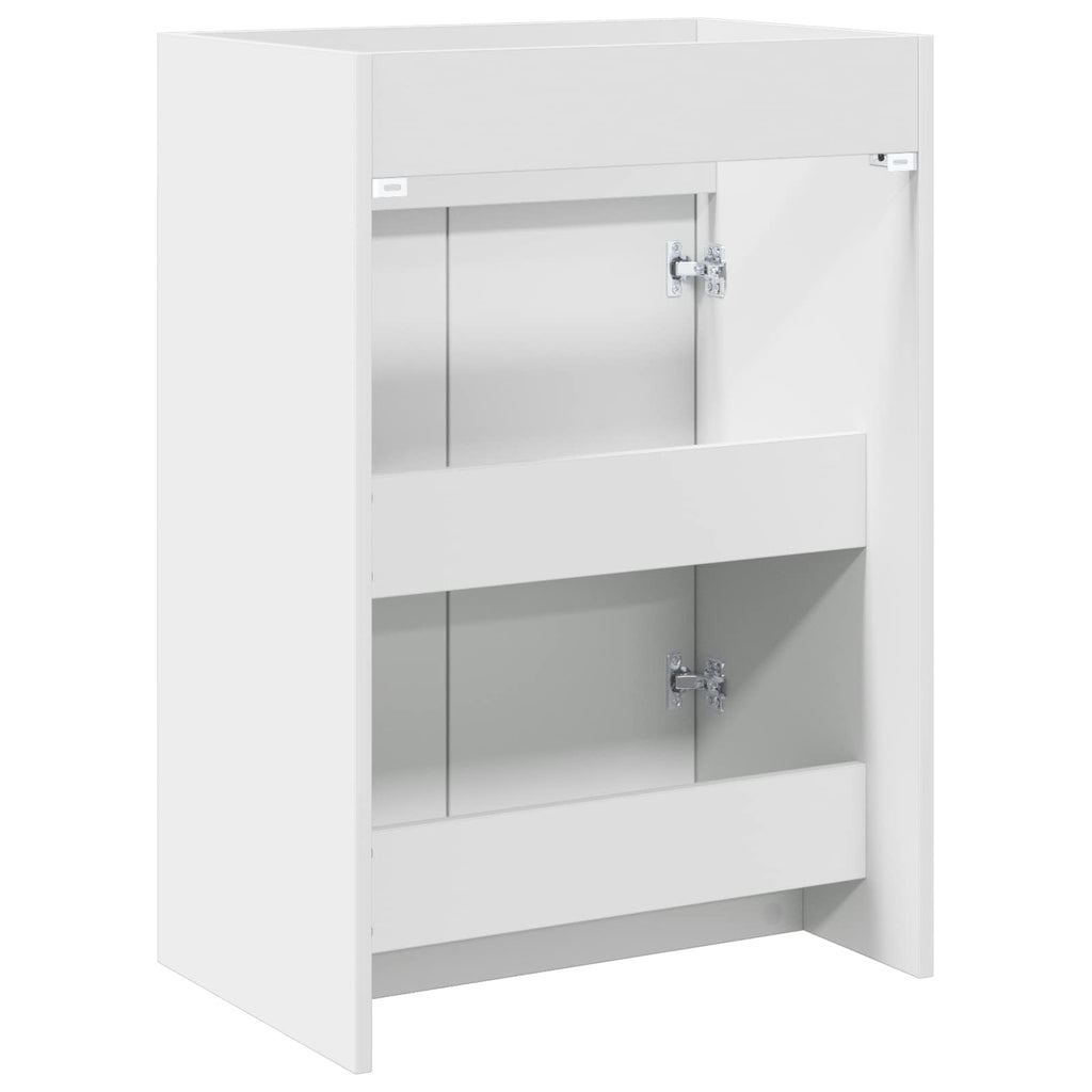 Gabinete de baño debajo del lavabo Blanco 56 x 37,5 x 81 cm