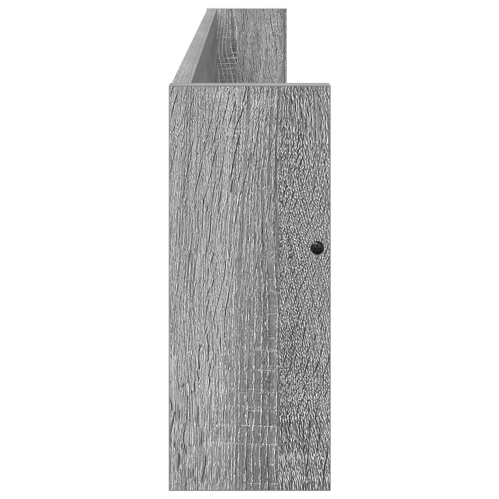 Estante de revistas 2 pcs Gris Sonoma 100 x 12 x 30 cm