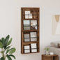 Magazine Rack 2 pcs Sonoma Grey 100 x 12 x 70 cm