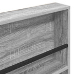 Estante de revistas 2 pcs Gris Sonoma 100 x 12 x 70 cm