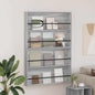 Magazine Rack 2 pcs Sonoma Grey 100 x 12 x 70 cm