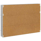 Estante de revistas 2 pcs Gris Sonoma 100 x 12 x 70 cm