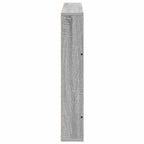 Estante de revistas 2 pcs Gris Sonoma 100 x 12 x 70 cm
