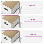 Mueble archivador 2 pcs 44 x 50 x 139 cm Acero Laminado en Frío