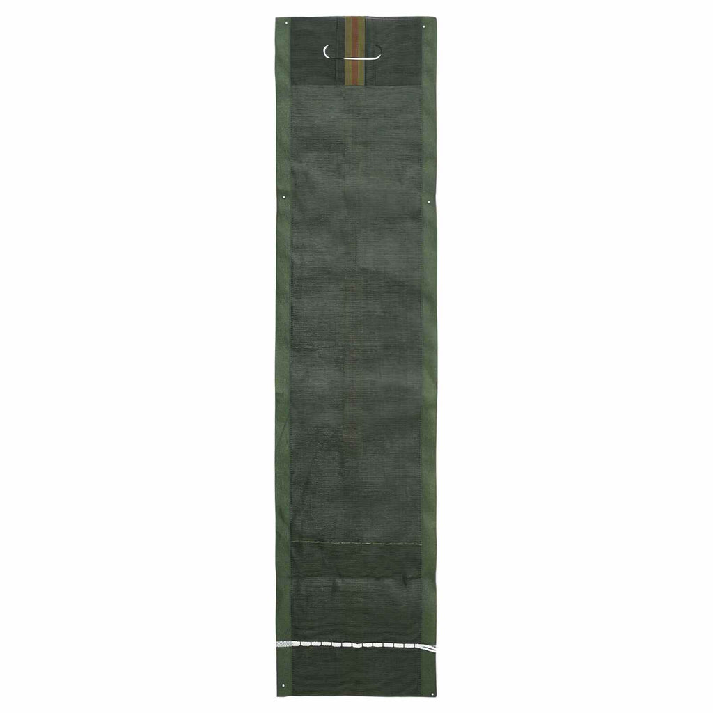 Sacos de arena 10 pcs Verde oscuro 100 x 25 cm HDPE