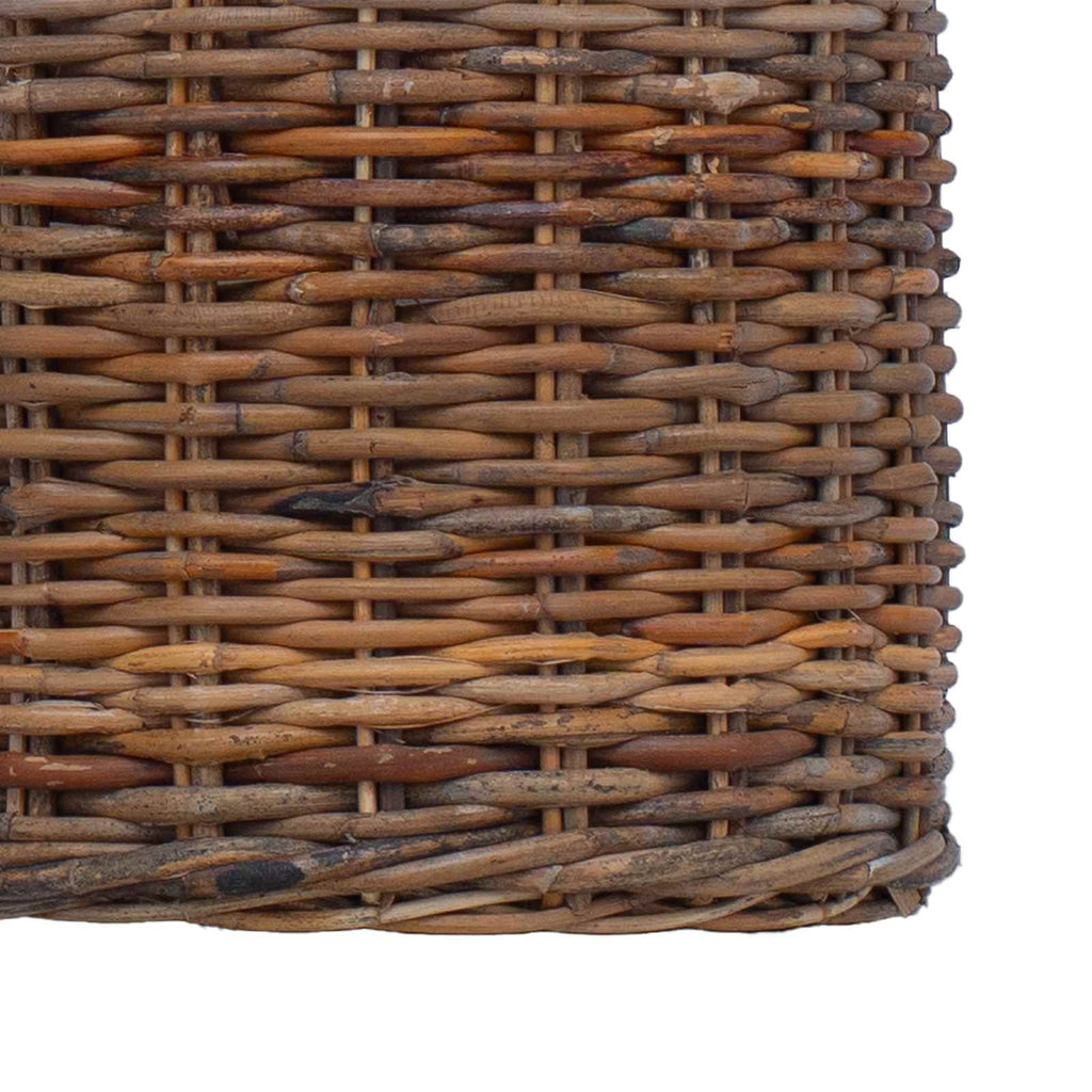Cesta de Maceta con almacenamiento 2 pcs Gris Rattan Lacak