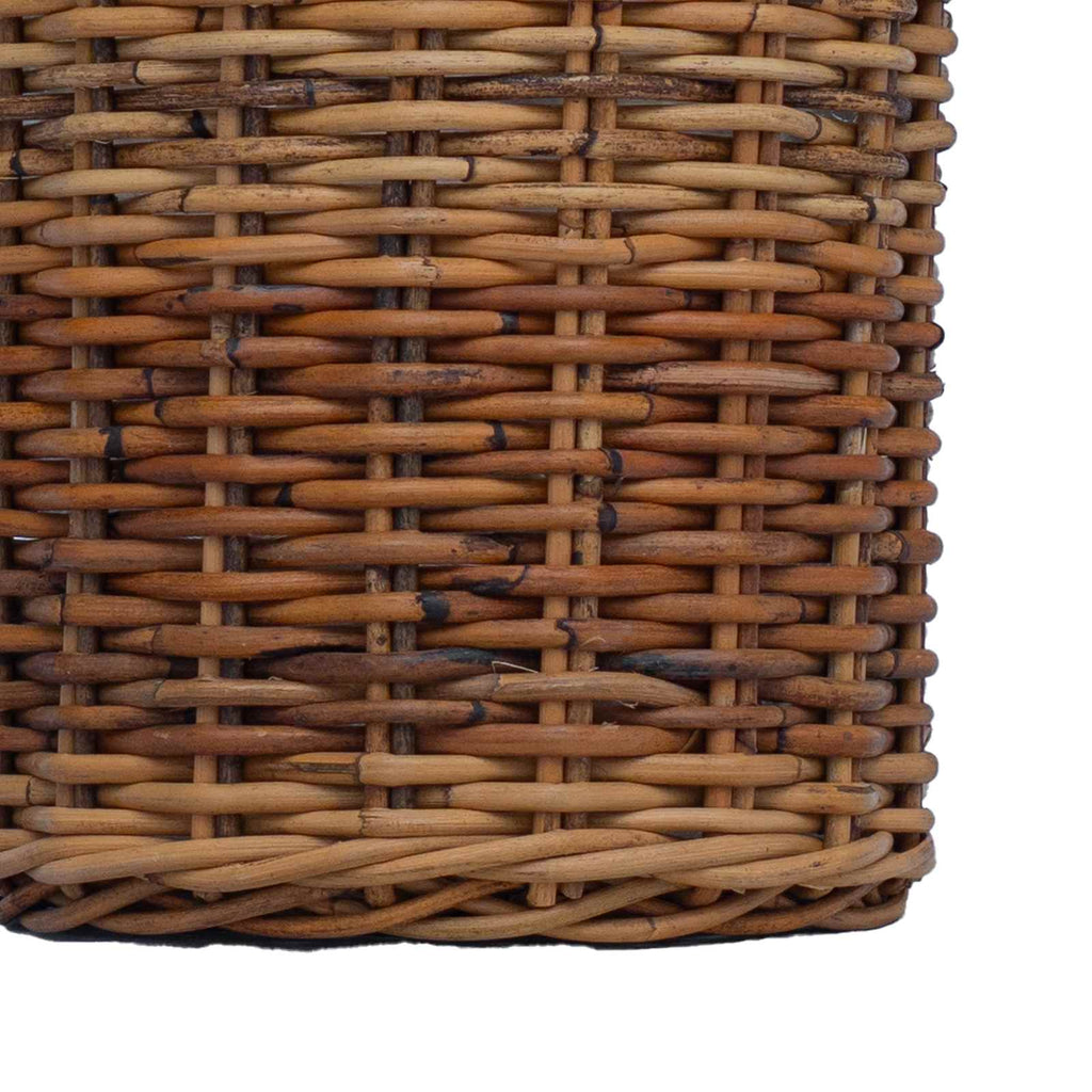 Cesta de Plantas con almacenamiento 2 pcs Gris Ratán Kubu